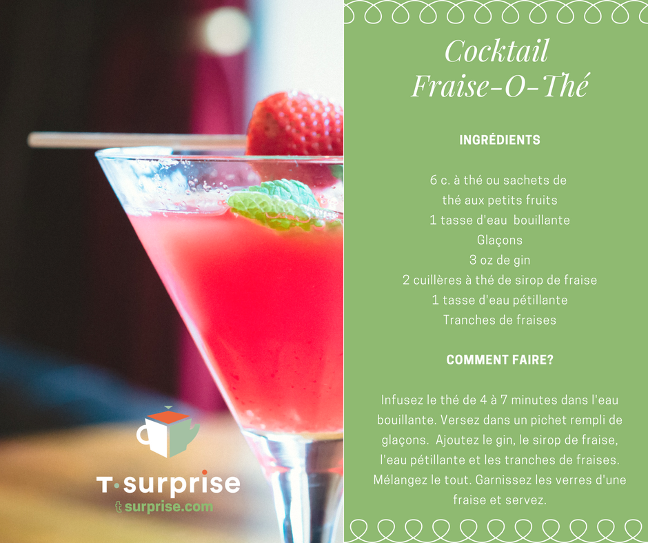 Sirop de fraise - 1 ou 2 Cocktails